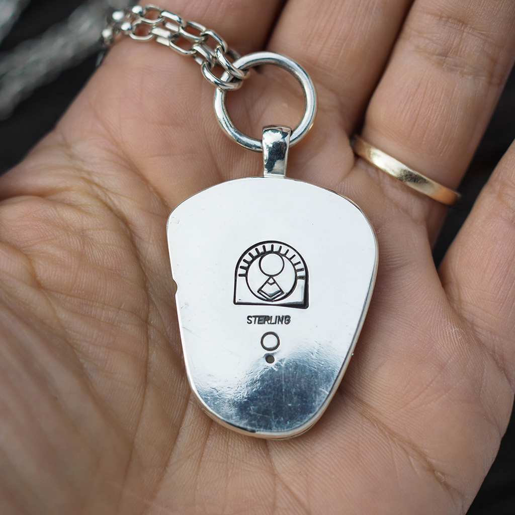turquoise shield ring necklace