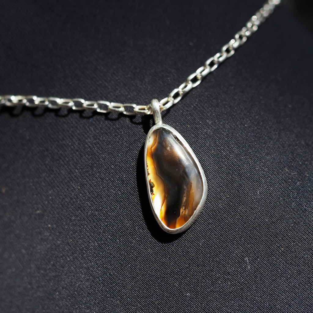 montana agate necklace #3