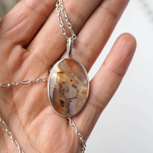 montana agate necklace #2