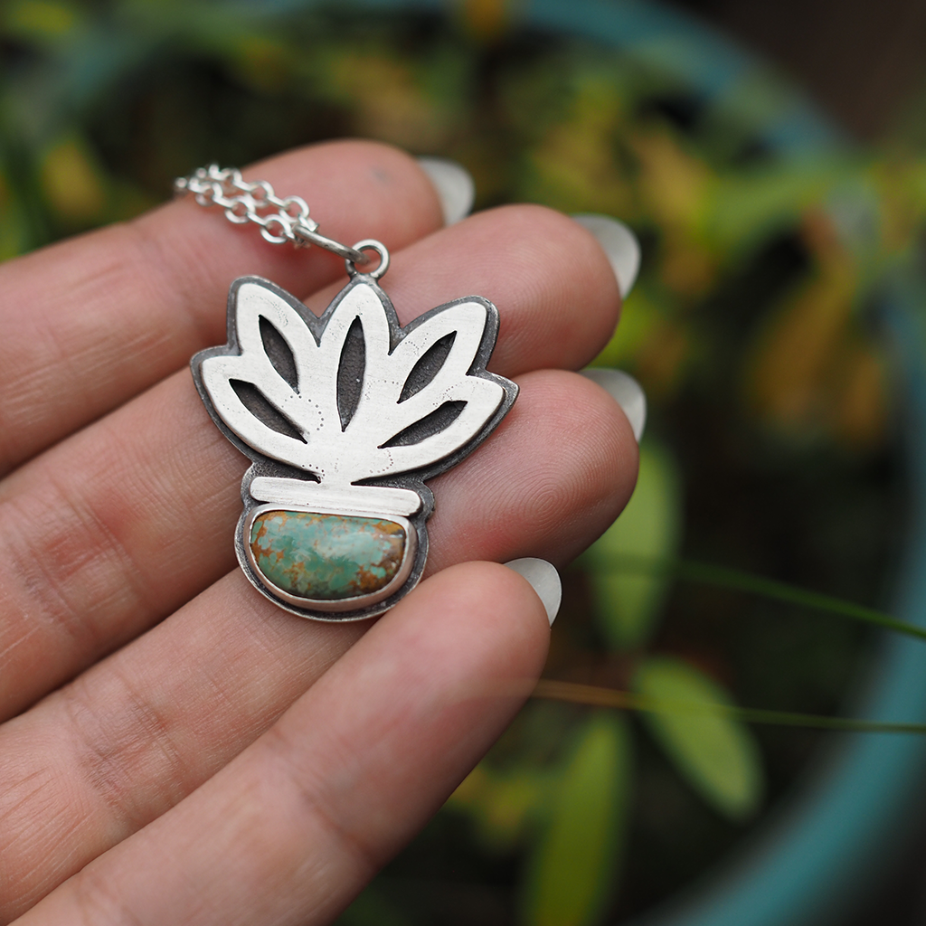 plant friend necklace #2