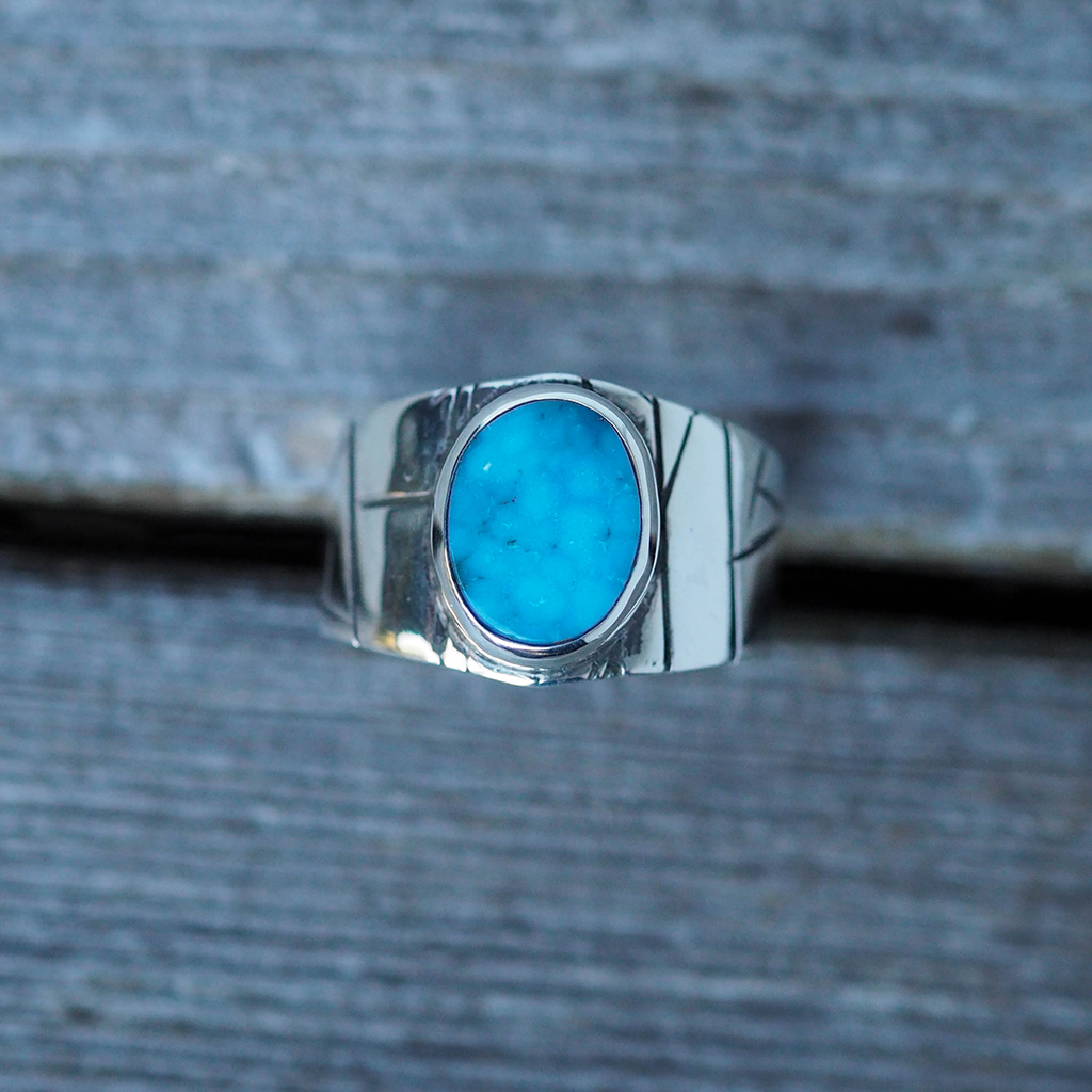 ithaca peak turquoise ring | sz 7