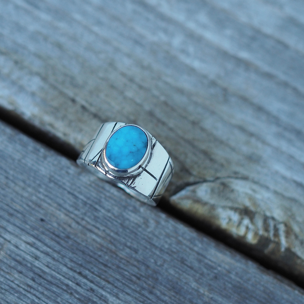 ithaca peak turquoise ring | sz 7