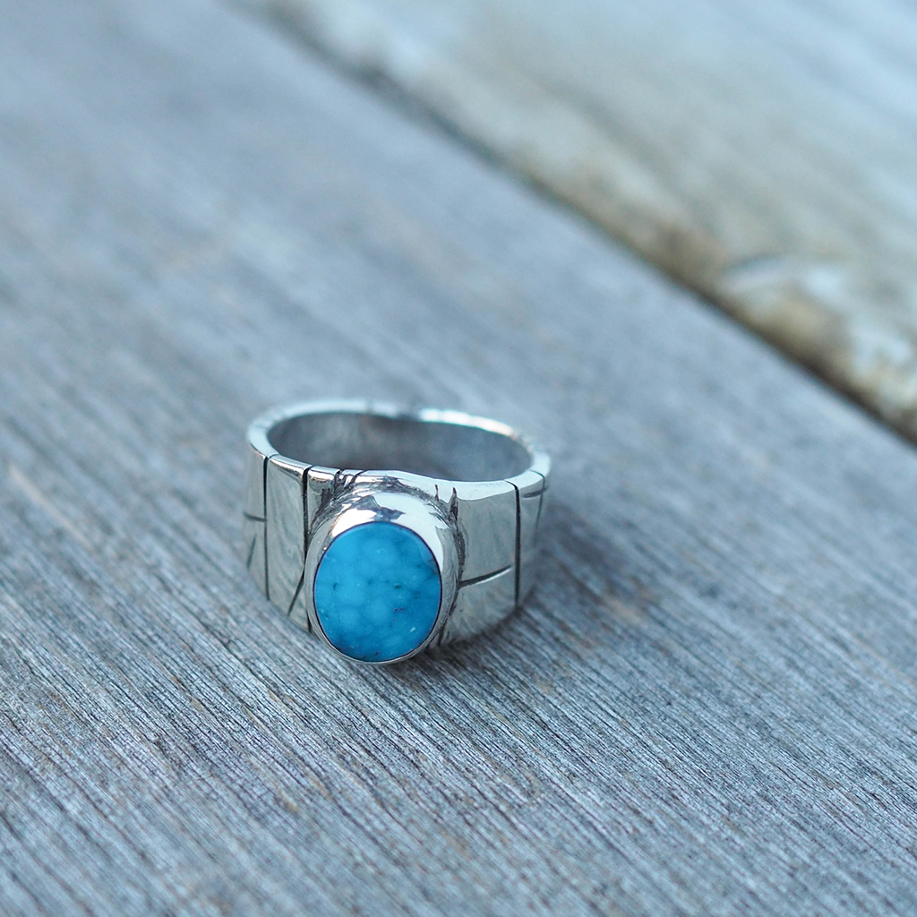 ithaca peak turquoise ring | sz 7