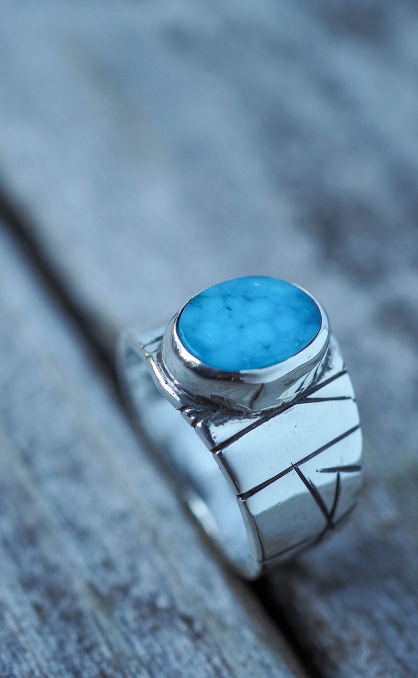 ithaca peak turquoise ring | sz 7