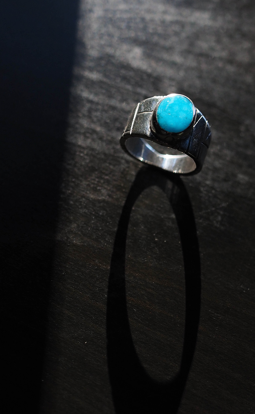 ithaca peak turquoise ring | sz 7