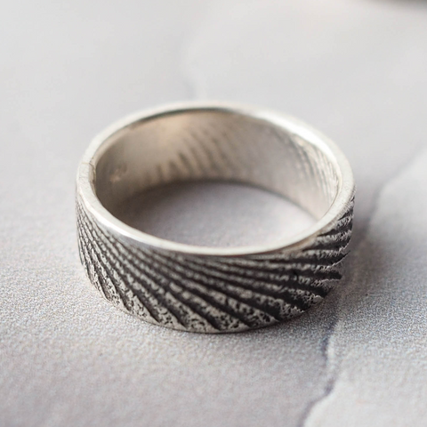 cuttlebone texture ring #1 | sz 10