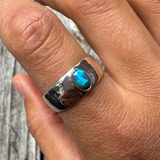 australian opal ring #1 | sz 10.5