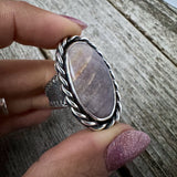 pnw purple stone ring | sz 9