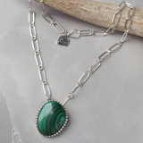 mega malachite necklace #3